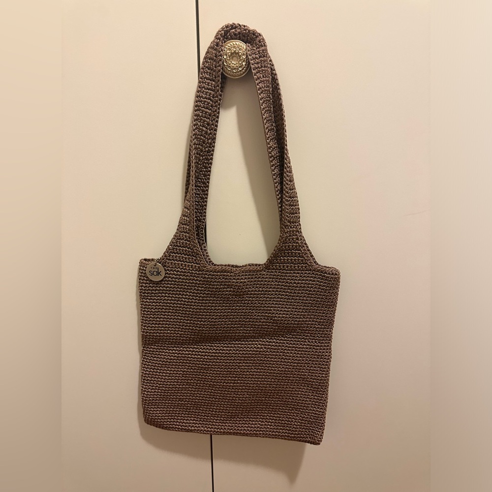 Crochet shoulder bag. LIKE NEW